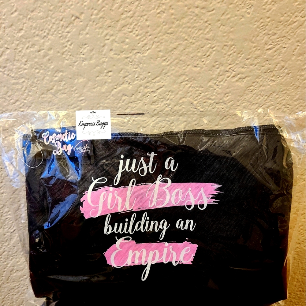 Unique Positive Expression Cosmetic Bag